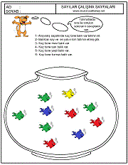 birinci sınıflar için sayı çizgi çalışma sayfaları